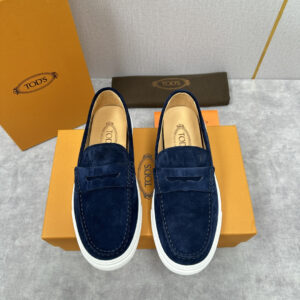 Tod’s Suede Penny Loafers Blue – 1:1 Replica Quality – TO-SH04
