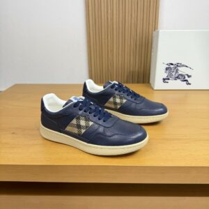 Burberry Check Panel Leather Sneaker – 1:1 Replica Quality – BBR-SOR12