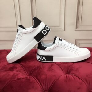 DOLCE & GABBANA Calfskin Nappa Portofino Sneakers – 1:1 Replica Quality – DG-SOR06