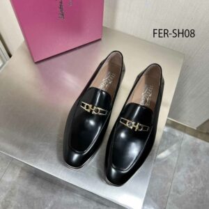 Salvatore Ferragamo Loafer Gancini 'Black' – 1:1 Replica Quality – FER-SH08