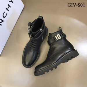 Givenchy Terra Leather Ankle Boots – 1:1 Replica Quality – GIV-S01