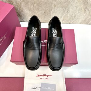 Ferragamo Classic Penny Leather Loafers – 1:1 Replica Quality – FER-SH59