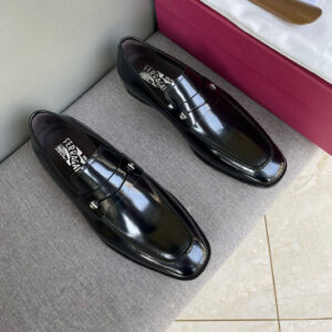 Ferragamo Penny Loafer With Gancini Ornament– 1:1 Replica Quality – FER-SH33