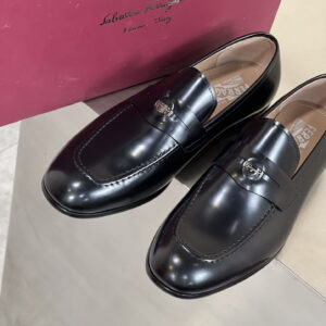 Salvatore Ferragamo Penny Leather Loafers  – 1:1 Replica Quality – FER-SH17