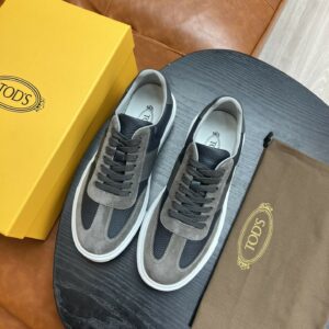 TOD’S Men’s Low-Top Leather Sneakers – 1:1 Replica Quality – TO-SOR03