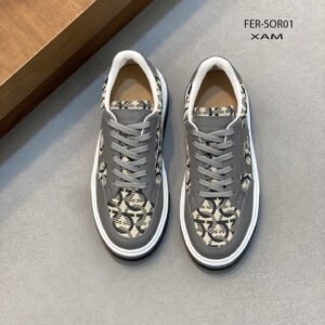 Ferragamo Men's Casual Sneakers  – 1:1 Replica Quality – FER-SOR01