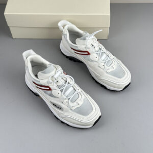 BALLY Faster Sneaker In White Leather and Nylon – 1:1 Replica Quality – BL-SOR06