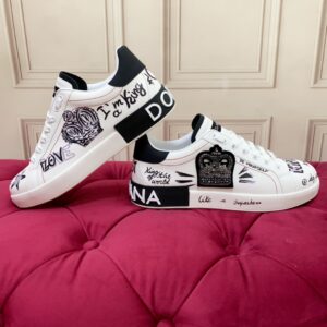 DOLCE & GABBANA Calfskin Portofino Sneakers – 1:1 Replica Quality – DG-SOR01