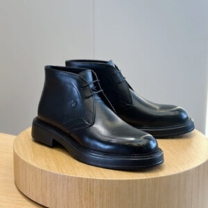 Tod's Desert Boots in Leather – Black – 1:1 Replica Quality – TO-SH13