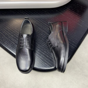 Ferragamo Pebble-Grain Leather Derby Shoes – 1:1 Replica Quality – FER-SH60